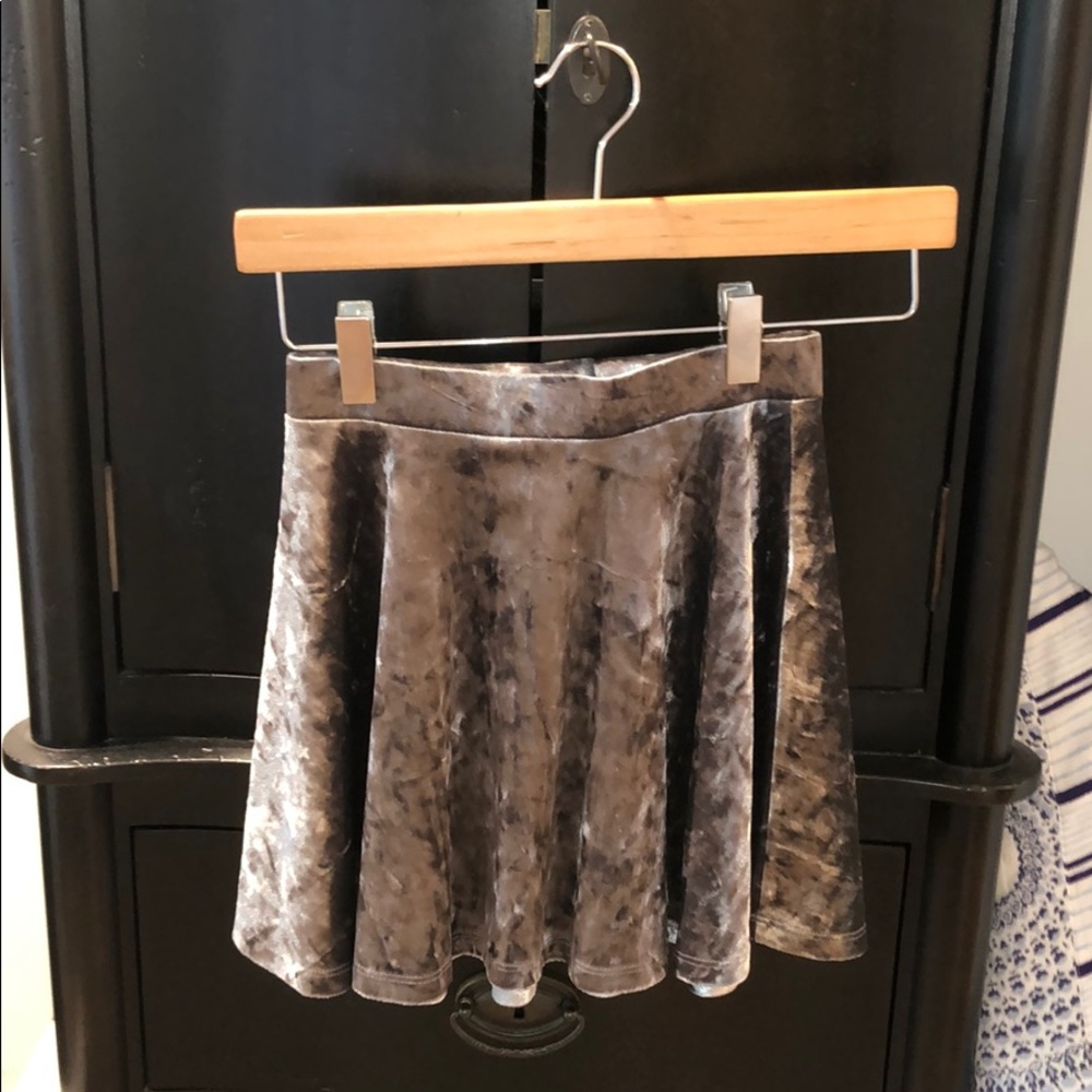 never worn ( with tags on)  silver girls skirt